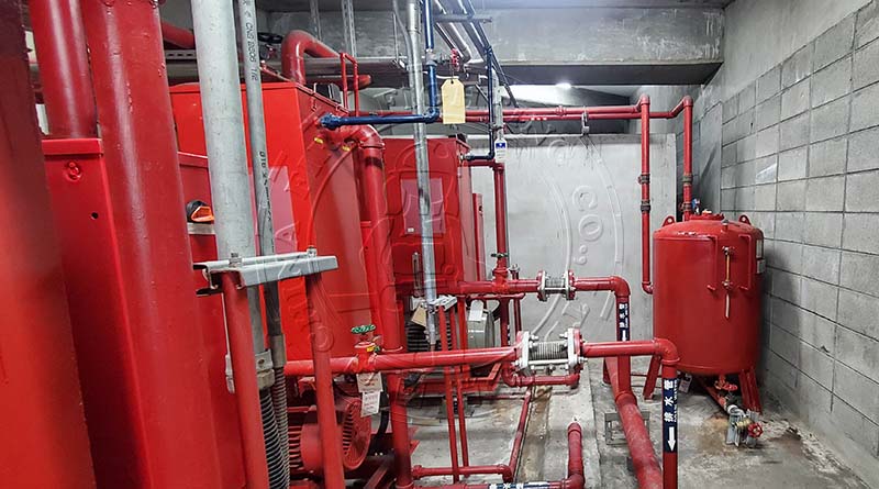 泰山區中國消防泡沫原液槽更新修改配管位置 前-1