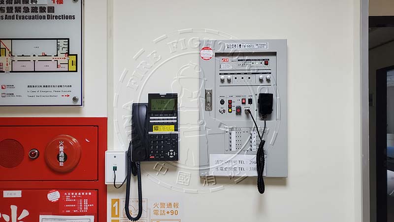 泰山區中國消防工程實績之廣播主機更新移位後-2